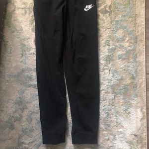 Black Nike jogger pants